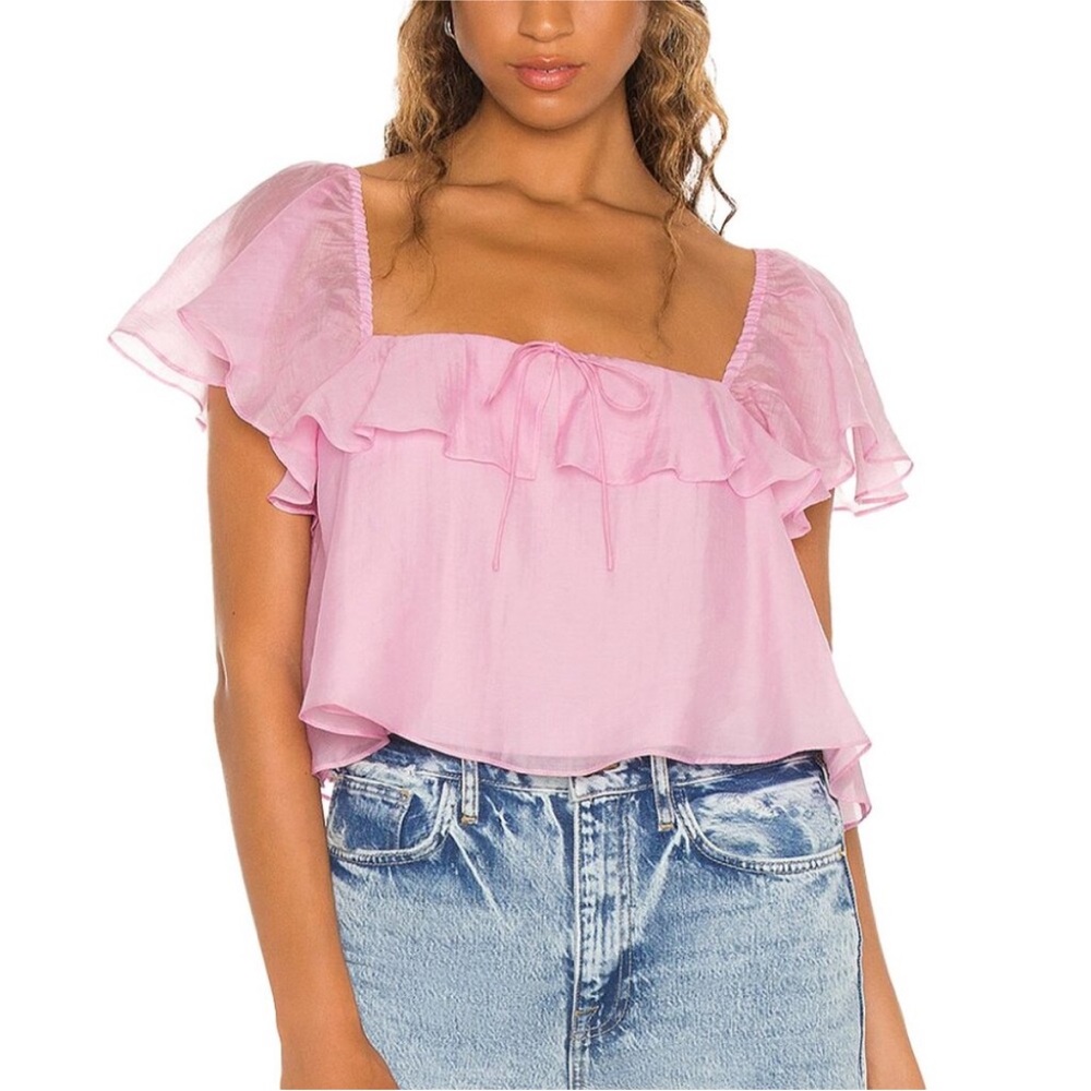 Amanda Uprichard Pink Top